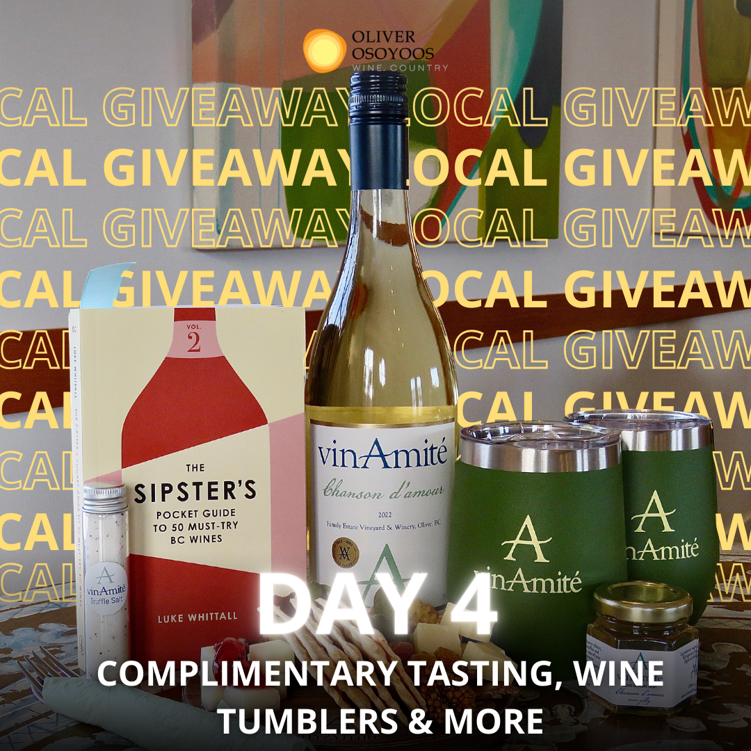 12 Days of Giveaways Contest - Day 4 | Oliver Osoyoos Wine Country