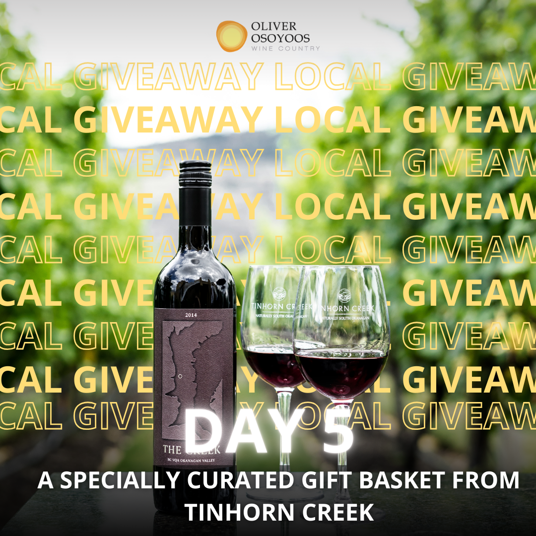 12 Days of Giveaways Contest - Day 5 | Oliver Osoyoos Wine Country